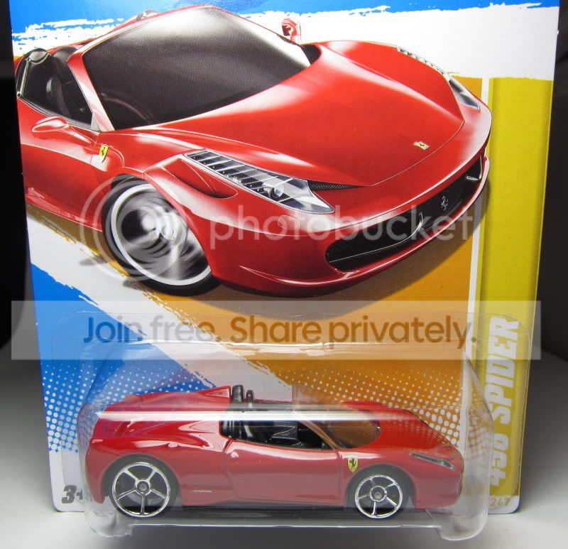 Hot Wheels Ferrari 458 Italia 2011 Fte Az Gariba58 - Escorrega o Preço